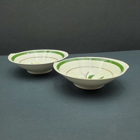 Blue Ridge Southern Potteries Tab Handle Soup Cereal Bowls - Picture 2 of 7